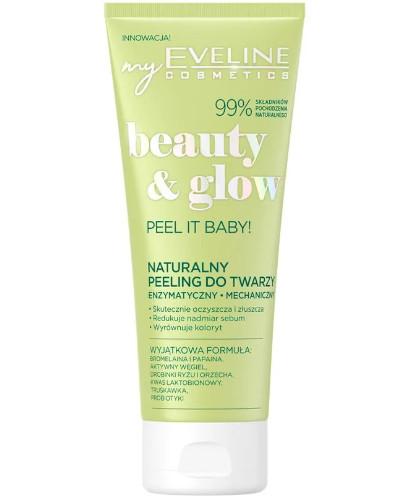 podgląd produktu Eveline Beauty Glow naturalny peeling 2w1 enzymatyczny i mechaniczny 75 ml