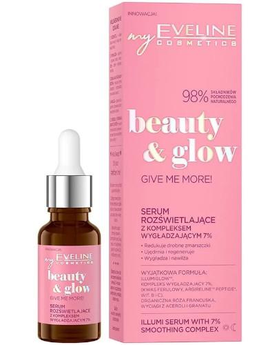 podgląd produktu Eveline Beauty Glow serum rozświetlające z kompleksem wygładzającym 18 ml