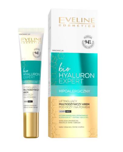 podgląd produktu Eveline Bio Hyaluron Expert liftinujący multiodżywczy krem pod oczy i na powieki 20 ml