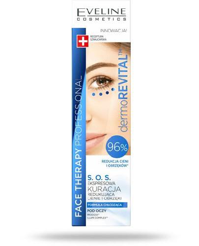podgląd produktu Eveline Face Therapy dermoRevital SOS ekspresowa kuracja redukująca cienie i obrzęki pod oczy 15 ml