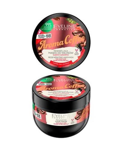 podgląd produktu Eveline Food For Hair Aroma Coffee maska do włosów przyspieszanie wzrostu włosów i zapobieganie wypadaniu 500 ml