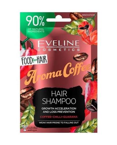 podgląd produktu Eveline Food For Hair Aroma Coffee szampon do włosów słabych i łamliwych 20 ml
