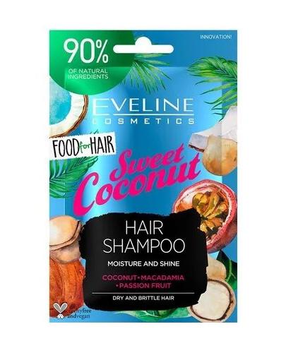 zdjęcie produktu Eveline Food For Hair Sweet Coconut szampon do włosów normalnych i cienkich 20 ml