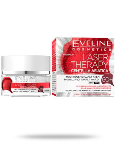 podgląd produktu Eveline Laser Therapy Centella Asiatica 60+ multiregenerujący krem modelujący owal twarzy 50 ml