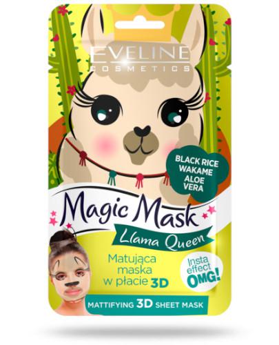 zdjęcie produktu Eveline Magic Mask matująca maska w płacie 3D Llama Queen 1 sztuka