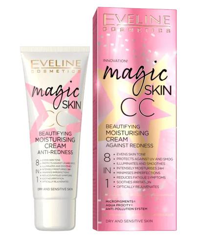 zdjęcie produktu Eveline Magic Skin CC upiększający krem nawilżający na zaczerwienienia 50 ml