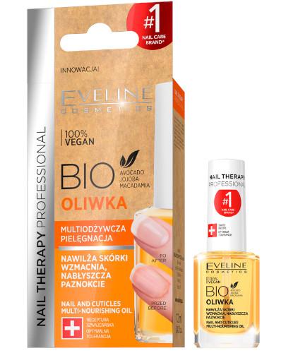 podgląd produktu Eveline Nail Therapy Bio oliwka multiodżywcza pielęgnacja 12 ml