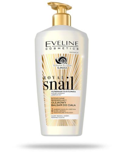 podgląd produktu Eveline Royal Snail intensywnie regenerujący olejkowy balsam do ciała 350 ml