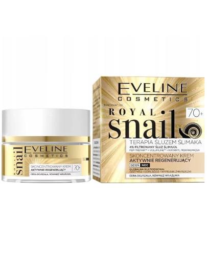 podgląd produktu Eveline Royal Snail skoncentrowany krem aktywnie regenerujący 70+ 50 ml
