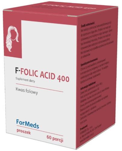 podgląd produktu F-Folic Acid 400 proszek 60 porcji