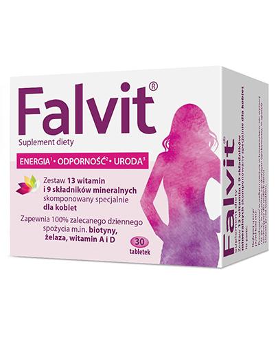 podgląd produktu Falvit zestaw witamin i minerałów dla kobiet 30 tabletek