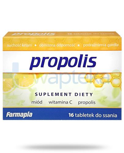 podgląd produktu Farmapia Propolis 16 tabletek do ssania