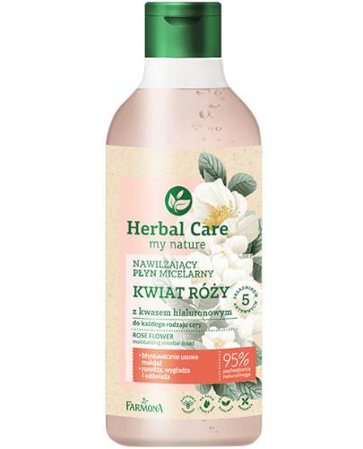 zdjęcie produktu Farmona Herbal Care nawilżający płyn micelarny bez pompki kwiat róży 400 ml