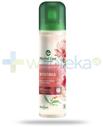 podgląd produktu Farmona Herbal Care Piwonia suchy szampon 2w1 odświeża i nadaje objętość 180 ml