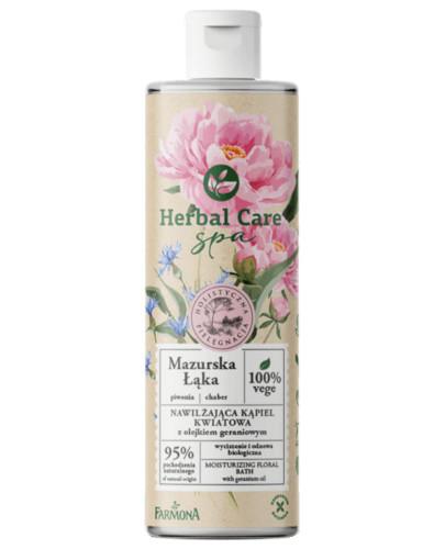 podgląd produktu Farmona Herbal Care SPA nawilżająca kąpiel kwiatowa Mazurska łąka z olejkiem geraniowym 400 ml