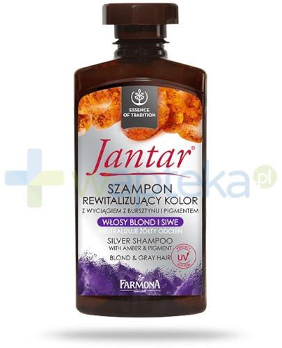 podgląd produktu Farmona Jantar szampon rewitalizujący kolor włosy blond i siwe 330 ml