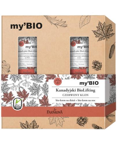 podgląd produktu Farmona Kanadyjski BioLifting 50+ czerwony klon bio-krem ujędrniająco - liftingujący na dzień 50 ml + bio-krem regenerująco - odbudowujący na noc 50 ml [ZESTAW]