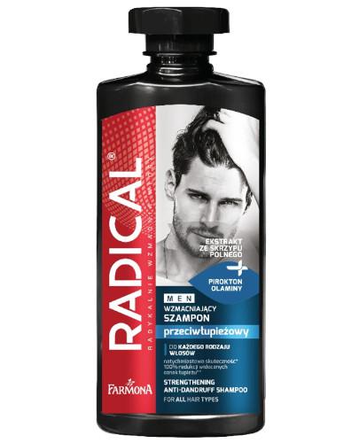 podgląd produktu Farmona Radical Men przeciwłupieżowy szampon wzmacniający 400 ml