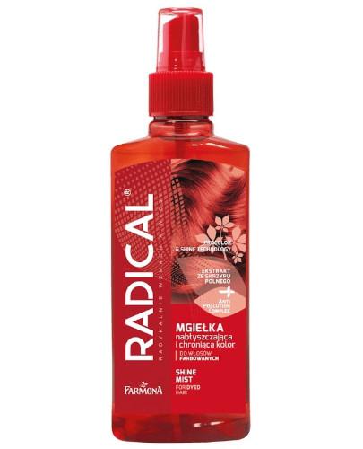 podgląd produktu Farmona Radical nabłyszczająca mgiełka ochraniająca kolor do włosów farbowanych i z pasemkami 200 ml