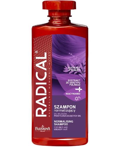 podgląd produktu Farmona Radical szampon normalizujący do włosów przetłuszczających się 400 ml