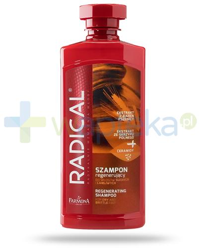 podgląd produktu Farmona Radical szampon regenerujący do włosów suchych i łamliwych 400 ml