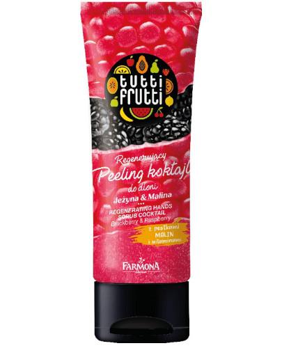 podgląd produktu Farmona Tutti Frutti regenerujący peeling koktajl do dłoni jeżyna i malina 75 g