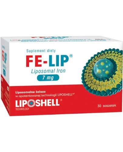 podgląd produktu Fe-lip liposomal Iron 7 mg 30 saszetek