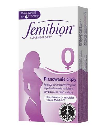 Femibion 0 Planowanie Ciąży Dla Kobiet Planujących Ciążę 28 Tabletek
