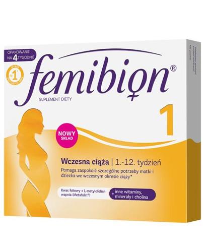 podgląd produktu Femibion 1 Wczesna ciąża 28 tabletek
