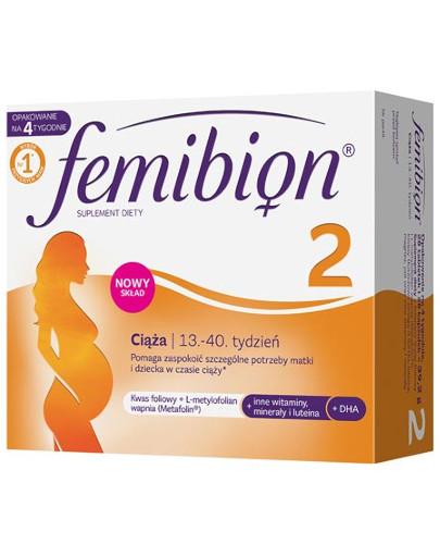 zdjęcie produktu Femibion 2 Ciąża 13-40 tydzień ciąży 28 tabletek + 28 kapsułek