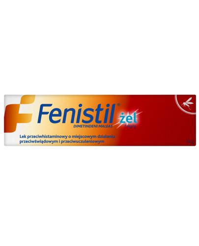 zdjęcie produktu Fenistil żel 0,1% na ukąszenia owadów 30 g