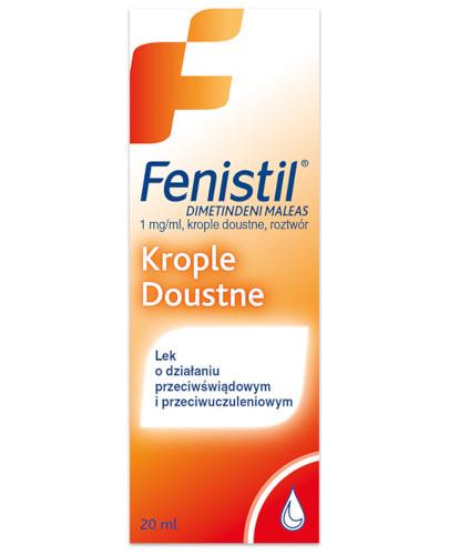 podgląd produktu Fenistil krople doustne łagodzące zmiany skórne 20 ml