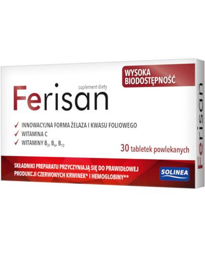 podgląd produktu Ferisan 30 tabletek powlekanych