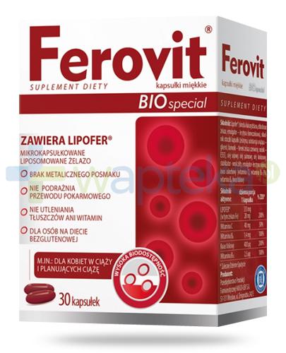 zdjęcie produktu Ferovit Bio Special kapsułki miękkie 30 sztuk