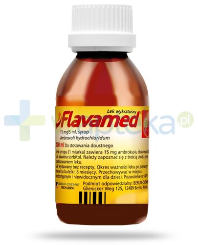 podgląd produktu Flavamed 15mg/5ml roztwór doustny 100 ml