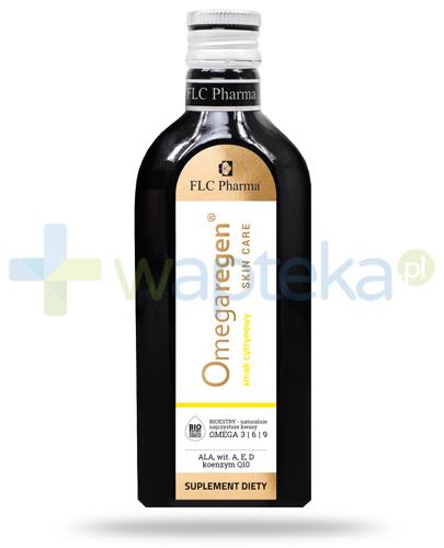 zdjęcie produktu FLC Pharma Omegaregen Skin Care kwasy Omega 3-6-9, kenzym Q10, witamina E smak cytrynowy 250 ml