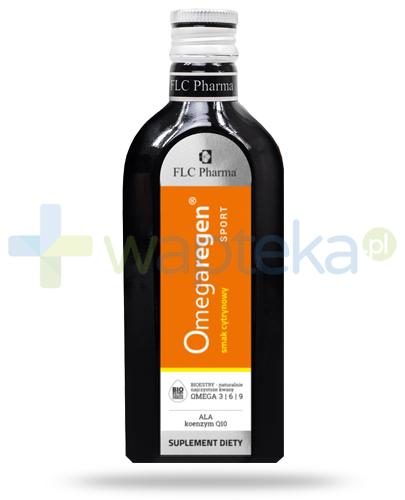 zdjęcie produktu FLC Pharma Omegaregen Sport kwasy Omega 3-6-9 i kenzym Q10 smak cytrynowy 250 ml
