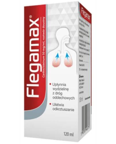 podgląd produktu Flegamax 50 mg/ml roztwór doustny 120 ml