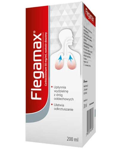 podgląd produktu Flegamax 50 mg/ml roztwór doustny 200 ml