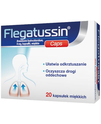 podgląd produktu Flegatussin 8 mg 20 kapsułek miękkich