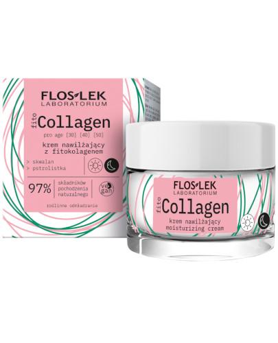 podgląd produktu Flos-Lek fitoCollagen Pro Age krem nawilżający z fitokolagenem na dzień i na noc 50 ml