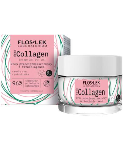 zdjęcie produktu Flos-Lek fitoCollagen Pro Age krem przeciwzmarszczkowy z fitokolagenem na dzień i na noc 50 ml