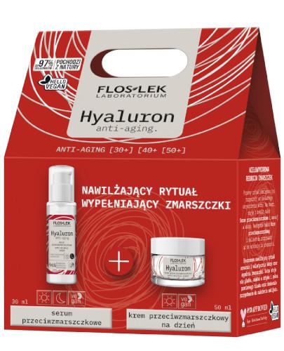 zdjęcie produktu Flos-Lek Hyaluron Serum przeciwzmarszczkowe 30 ml + Krem przeciwzmarszczkowy na dzień 50 ml [ZESTAW]