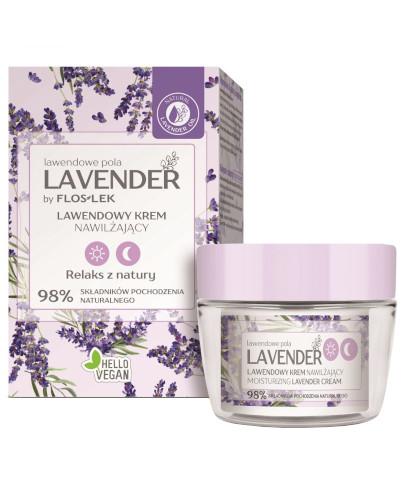 podgląd produktu Flos-Lek Lavender Lawendowe Pola lawendowy krem nawilżający na dzień i na noc 50 ml