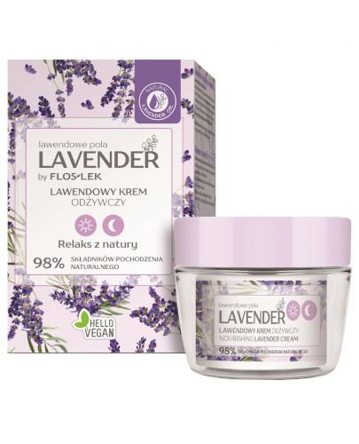 podgląd produktu Flos-Lek Lavender Lawendowe Pola lawendowy krem odżywczy na dzień i na noc 50 ml