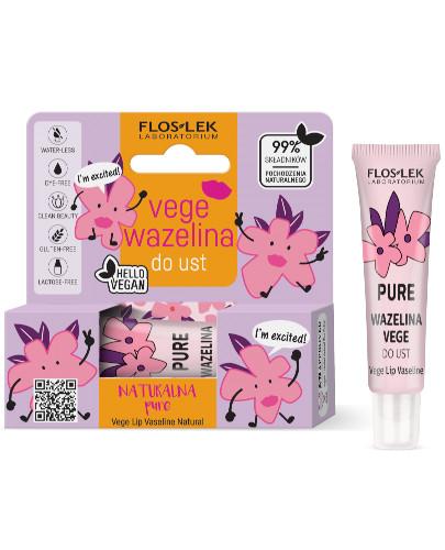 zdjęcie produktu Flos-Lek Vege Lip wazelina do ust Naturalna Pure 10 g