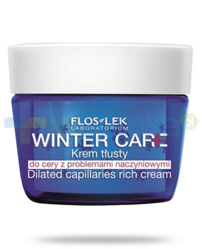 podgląd produktu Flos-Lek Winter Care Zielona formuła krem tłusty do cery z problemami naczyniowymi 50 ml