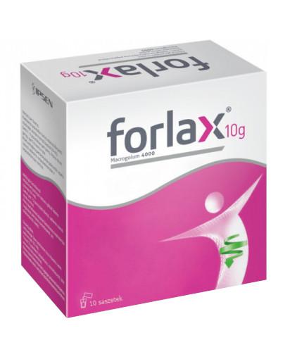 podgląd produktu Forlax 10g proszek do przyrządzania roztworu doustnego 10 saszetek