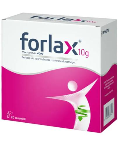 podgląd produktu Forlax 10g proszek do przyrządzania roztworu doustnego 20 saszetek