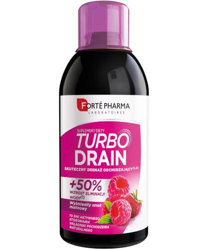 podgląd produktu Forte Pharma Turbo Drain smak malinowy 500 ml